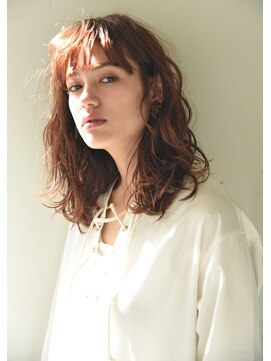 ユノ(juno) 【juno】Trendおしゃれウェーブパーマ★オレンジベージュ