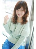 ゆるふわセミロング