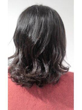 エイトタマプラ たまプラーザ店(EIGHT tamapla) 【EIGHTたまプラ】デザインカラー_切りっぱなしボブ