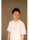 爽やかアップバング