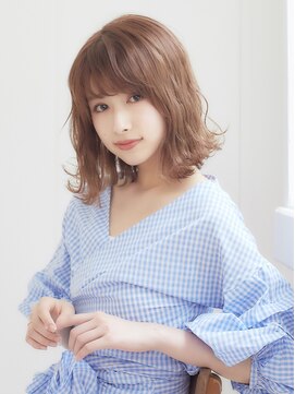 リヴ ヘアーサロン(LiV HAIR SALON) 無造作カール×ベージュカラー