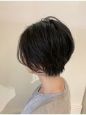【Lib】30.40.50代女性にオススメ 黒髪ショートボブ