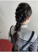 簡単ヘアアレンジ