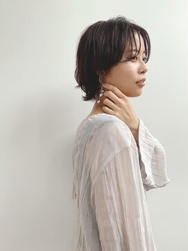 ナックアベノ(knack abeno) 前髪なしハンサムショート/ウルフカット/レイヤーカット/30代