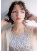 軽めボブ+高発色イルミナカラー//溝口美容院オージュアサロン