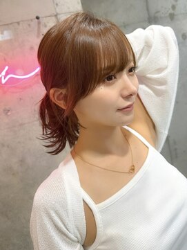 シーシンジュク 新宿南口(Sea shinjuku) 韓国風前髪×シルキーベージュ【髪質改善/新宿/マッシュパーマ】