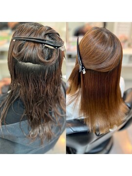 ワンヘアーアシスト(ONE HAIR assist) 【ONE HAIR】ONEHAIR式艶髪特化縮毛矯正☆