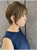 骨格改善小顔ショート