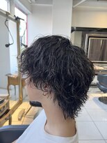 アイズ 海老名(AIZU) 波巻きツイストスパイラルパーマ メンズウルフパーマ 波打ち