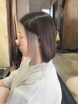 トト 船橋店(toto.)&nbsp;黒髪/グレーベージュ/レイヤーロング/前髪パーマ[西船橋/津田沼]