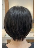 大人ショートボブスタイル