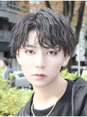 ツイスパハーフアップバング