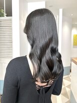 オリーブグレージュオリーブカラー髪質改善トリートメント銀座