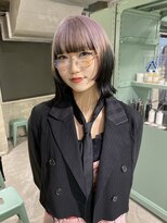 ロジ(loji)&nbsp;ペールパープルのルーツカラー