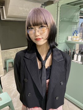 ロジ(loji) ペールパープルのルーツカラー