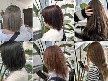 オルオル(OLU OLU)の写真/話題の「ケアブリーチ」も取扱◎こだわりの商材とOLUOLU自慢のカラー技術で「あなたの似合う色」を提案！