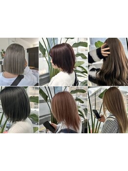 話題の「ケアブリーチ」も取扱◎こだわりの商材とOLUOLU自慢のカラー技術で「あなたの似合う色」を提案！