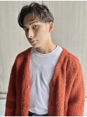 センターパート ニュアンスパーマ カルマパーマ ショートパーマ