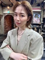 似合わせ小顔レイヤーボブウルフ_銀座/髪質改善
