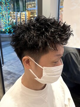 ロロネー 森ノ宮キューズモール(Lolonois) 【Lolonois森ノ宮】スパイキーショート×ツイスパピンパーマ