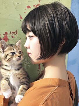 アルトリスト(Altruist Aging×HAIR&SPA) ★暗めカラーグランマッシュフェイスフレーミングデザインカラー