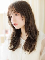 モッズヘア 越谷(mod's hair)&nbsp;抜け感アッシュオリーブレイヤーロングTc2越谷20代30代40代