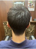 ツーブロックショート