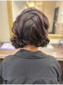 ボブヘア★ツインお団子