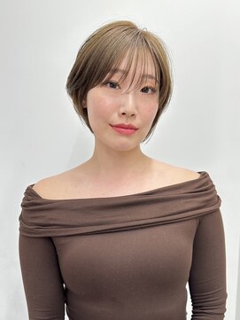 エアー 横浜(AIR) 【寺本】くびレイヤーエモージュ愛されショートボブ