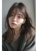 ラナ 新宿(lana)&nbsp;ミディアム/ブラウン/シースルー/似合わせ/【lana hair新宿】