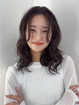 アンアミ シブヤ(Un ami shibuya) 【Unami】パーマ/ミディアムパーマ/ブラウンカラー