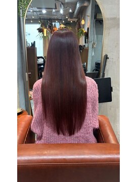 シアー 銀座店(SHEER.) 髪質改善カラー×ピンクベージュ【銀座,銀座一丁目美容室】