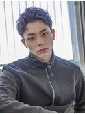小久保styleフェザーパーマフェザーショートグレーエンドカラー
