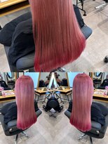 アフェクト 上大岡(affect)&nbsp;ホワイトピンク/裾カラー/ブリーチカラー/上大岡