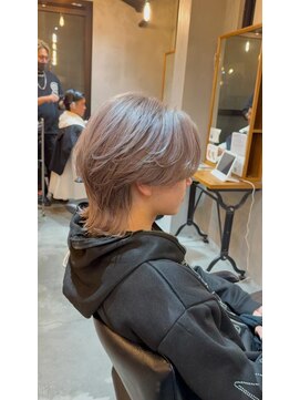 オーバー 町田店(OVER) ウルフカット【町田/メンズ/パーマ/眉毛/ブリーチ】