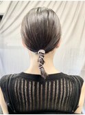 大人ボブタイトポニーテールヘアアレンジ20代30代