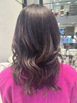 アース 銀座店(HAIR&MAKE EARTH)&nbsp;【30代,40代】ピンクバイオレット透明感カラーハイライト