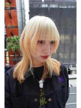 シィーム(cime) 抜きっぱなしブロンドカラー