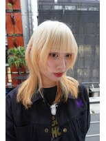 シィーム(cime) 抜きっぱなしブロンドカラー