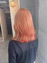 ラニヘアサロン(lani hair salon)&nbsp;オレンジカラー/暖色カラー/ハイトーン/ケアブリーチ//