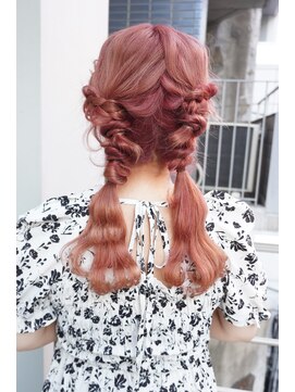 シィーム(cime) ヘアセット　ツインアレンジ