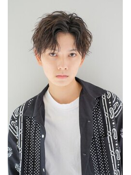 ラミ(L'ami) 《吉田丞》波巻きパーマ/センターパート