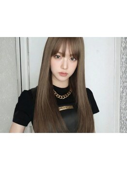 理想のストレートを叶える[銀座/銀座駅/ブリーチ/ダブルカラー/前髪カット/インナーカラー/レイヤーカット]