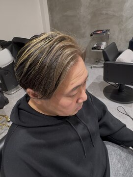 レンネ(Renee) ブリーチダブルカラー白髪ぼかしハイライトフェイスフレーミング