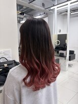 アライブ ハラジュク(ALIVE harajuku)&nbsp;ブリーチインナーバレイヤージュグラデーションカラー夕貴