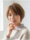川越/ショート/ボブ/ハイライト/白髪ぼかし/白髪染め