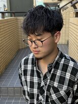 スウェル 押上店(Swell)&nbsp;MEN’S/リバースセンターパート/ニュアンスパーマ/錦糸町駅