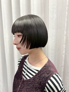 エイル(aell)の写真/京都・北大路で叶う◎顔周りの似合わせカットが得意なaell注目サロン学生から支持！