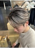 メンズベージュバレイヤージュメンズシャドールーツ