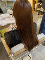 ヘアリゾート粋 ウナム 新宿東口店(enam)&nbsp;艶髪ストレート/髪質改善/ロング/ブラウン